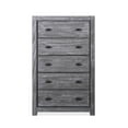 thumbnail image 5 of Grain Wood Furniture Montauk 5-Drawer Chest, Rustic Grey, 5 of 6
