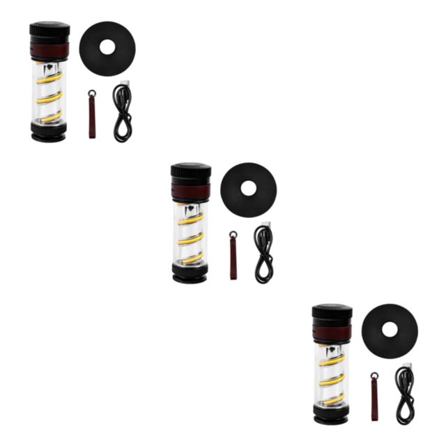 Juego de lámpara de tienda Wosthever PC espiral IP44 impermeable 300lm tipo C accesorios de herramientas