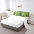 thumbnail image 5 of Feelyou Gnome Shamrock Comforter Set 7pcs, Happy St. Patrick's Day King Bedding Sets, 5 of 8