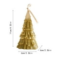 thumbnail image 3 of Christmas Tree Soy Wax Scented Candle Gold Foil Creative Gift Christmas Decoration Christmas Gifts, 3 of 4