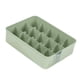 thumbnail image 4 of Estuche para guardar calcetines y ropa interior, divisores portátiles que ahorran espacio, contenedores para guardar lencería. 15 rejillas verde, 4 of 7