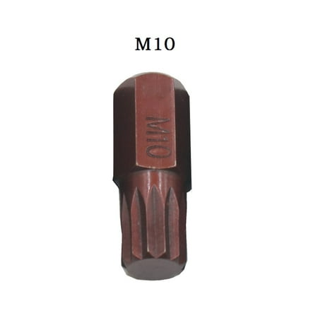 

1PC M5-M12 30mm Star Screwdriver Bit 10mm Hex Shank for Impact Screwdriver Head