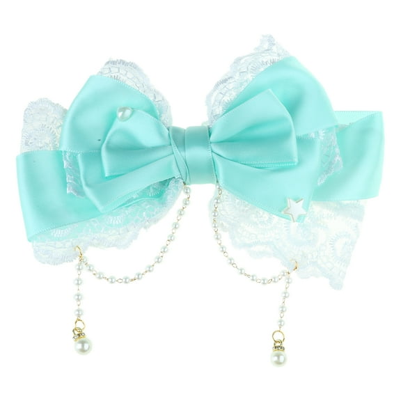 AOOOWER Lovely Tassels Hair Clip Decoration for Kids with Bowknot and Pearls Designs
