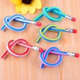 thumbnail image 4 of CAROOTU 5pcs Flexible Soft Pencil Magic With Eraser Creative For Student Learning School Office Use, 4 of 5