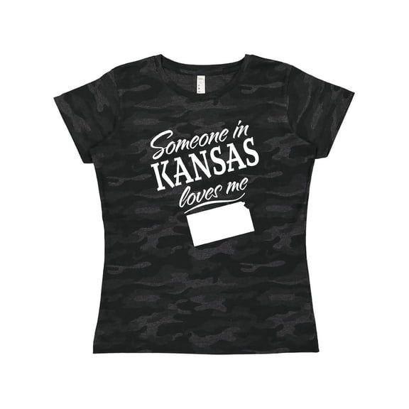 Inktastic Someone in Kansas Loves Me Women's T-Shirt