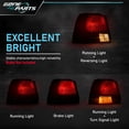 thumbnail image 6 of Rear Tail Lights Fit For 1995-99 Toyota Tercel CE STD DX Brake Lamps Left+Right, 6 of 12