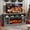 Gray, variant on Electric Fireplace TV Stand up to 85" TVs, Farmhouse Entertainment Center wiht 36" Fireplace for Living Room, Gray
