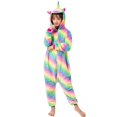 thumbnail image 1 of Pijamas de franela para niños, ropa de dormir de invierno, conjuntos de pijamas de unicornio, punto de Panda, Animal, pijama infantil xuanjing unisex, 1 of 2