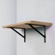 thumbnail image 2 of 6PCS Shelf Floating Shelf Tripod Bracket Duty Steel for Decorative Wall Mount Joint Angle with Screws Triangle Shelf Bracket, 2 of 5