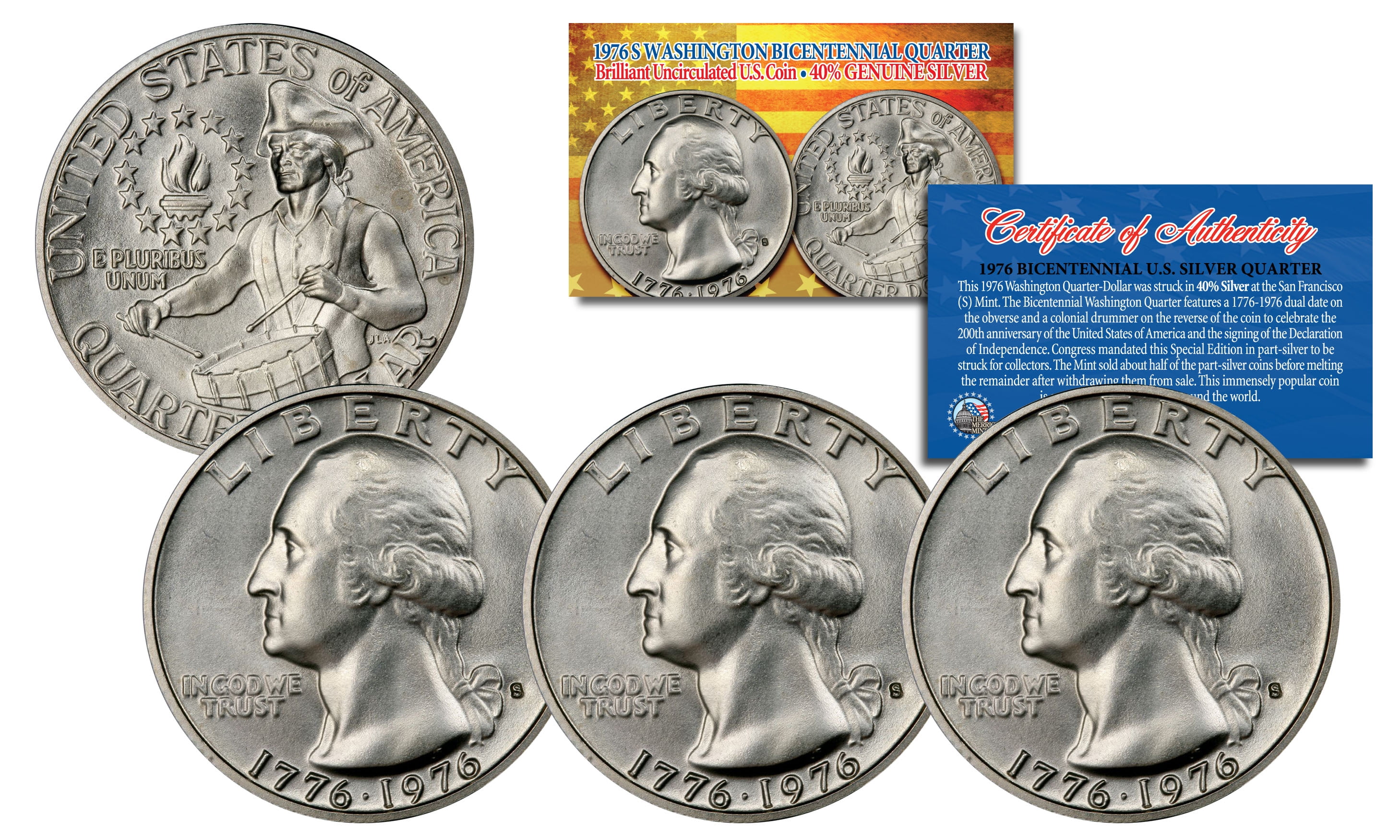 Details about   BLACK RUTHENIUM Genuine 1976 Washington Bicentennial Quarter US Coin Lot of 10 