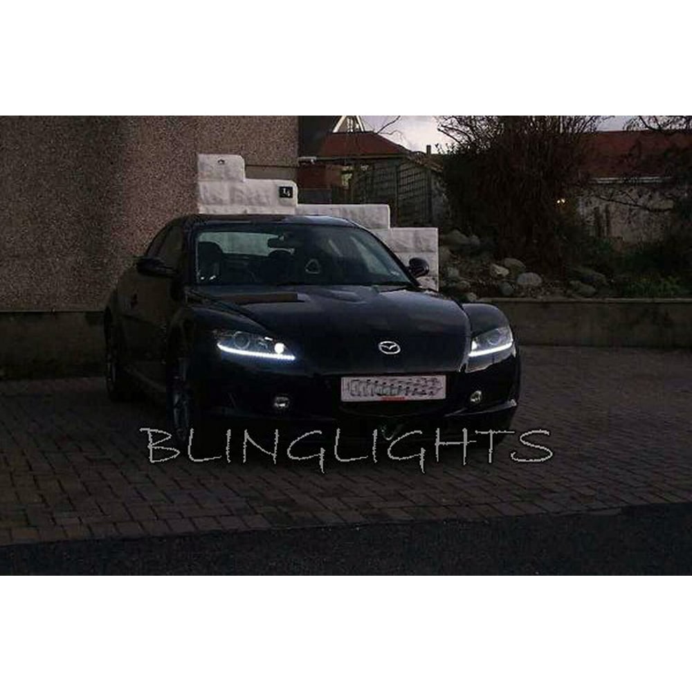 2004 2005 2006 2007 2008 Mazda RX8 RX8 LED DRL Strip Lights Headlamps