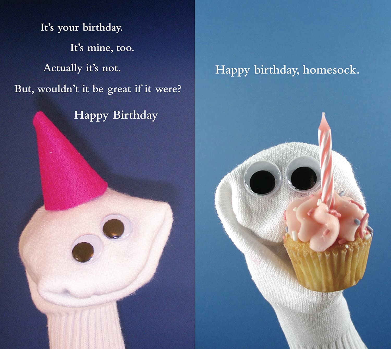 Quiplip Sock Em's Birthday 6 Greeting Cards Walmart Canada
