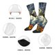 thumbnail image 5 of Balery Sunflower Field Spotted Dog Calcetas Largas con Estampado para Hombre y Mujer – Suaves y Transpirables, Talla Única (US 5-11), 5 of 6