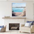 thumbnail image 3 of Stupell Industries Coastal Beach Landscape Landscape Painting Gallery Wrapped Canvas Art Print Wall Art, 36 x 36, 3 of 8