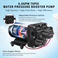 thumbnail image 3 of Bomba de agua Verbesserte 12V DC 5.0GPM 70PSI para barcos marinos RV, 3 of 5