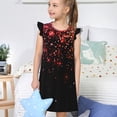 thumbnail image 4 of Vsdgher Chemises de Nuit Colorées Scintillantes pour Filles Robe de Nuit Manches Courtes Pyjama pour Fête Pyjama-TTG, 4 of 6