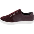 thumbnail image 3 of Women's Drew Ruby Sneaker Burgundy Combo Textile 11 W, 3 of 5