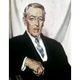 thumbnail image 2 of Orpen, William Newenham 12x14 White Modern Wood Framed Museum Art Print Titled - Woodrow Wilson, 2 of 4