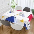 thumbnail image 2 of Yayeee Tablecloths 60" x 90" Rectangle Wrinkle Resistant Party Table Cover, Simple Triangles, 2 of 8