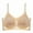 Beige, variant on Wireless Bras That Hide Back and Side Fat for Women, Seamless U-Shape Back Smoothing Bra Bralette Top with Support, Comfortable Lightweight Padded Bralette for Daily Wear, T-Shirt, and Dresses