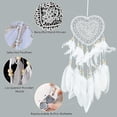 thumbnail image 3 of attrape De Rves Led, Faite Main Capteur De Rves En Plumes Lumineux Dream Catcher Pour Chambre Maison Dcoration Tenture Murale Mobile Decoratif Fil, 3 of 5