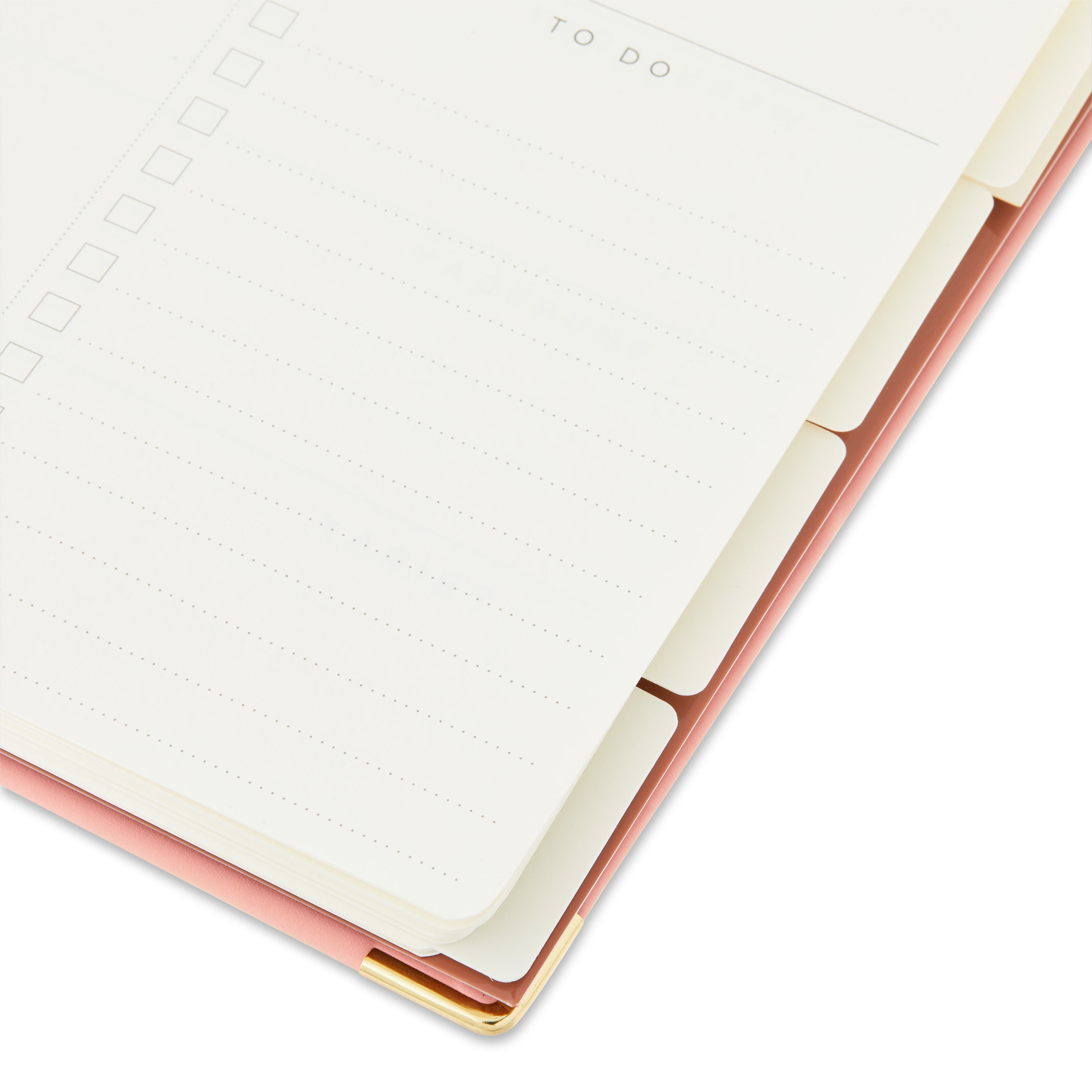 Pen+Gear Monthly, Weekly Large (9" x11") Peach Glaze 12 Month Undated, Planner Simulated Suede Planner