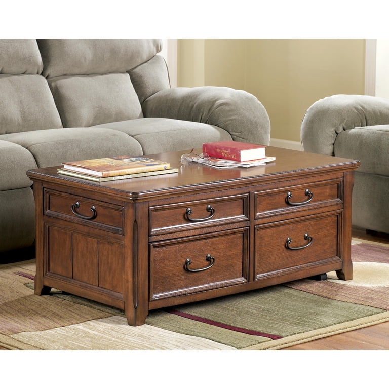 Vintage Signature Design by Ashley Woodboro Lift Top Coffee Table