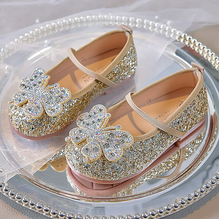 adviicd Toddler Girls Sandals Girls Dress Shoes Closed Toe Flat