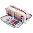 thumbnail image 1 of Estuche para lápices de gran capacidad, estuche grande para lápices, marcador, 3 compartimentos, papelería, estuches para bolígrafos, soporte para adultos y oficina, 1 of 5