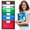 A*1+B*1+C*1+D*1+E*1+F*1, variant on Plastic Expanding File Folders,Transparent File Holder Organizer,No Dividers,Large Capacity,A4 Paper Document Organizer Document Holder Storage for Receipt/Paper/Bill//Letter(H)