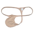 thumbnail image 3 of Botmois Men Solid Mini Bikini Thongs Ultrathin Low-rise G-String Underwear Comfortable T-Back Tangas Soft Micro Briefs Light Flesh L, 3 of 3