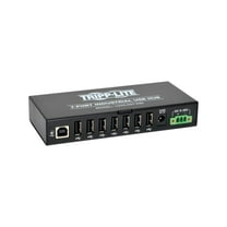 Tripp Lite U223-007-IND 7 Port Rugged Industrial USB 2.0 Hi Speed Hub w 15KV ESD Immunity and metal case, Mountable