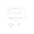 thumbnail image 2 of BALATAS CERAMICAS GALANT 2004 al 2007 MITSUBISHI 3.8L V6 Delanteras BREMBO ., 2 of 5