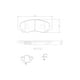 thumbnail image 2 of BALATAS CERAMICAS CALIBER 2007 DODGE 1.8L L4 Delanteras BREMBO ., 2 of 5