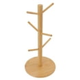 thumbnail image 4 of Coffee Cup Holder, Natural Stable 6 Cups Bamboo Keep Tidy Cup Drying Rack  For Display Mugs For Drying Mugs, 4 of 8