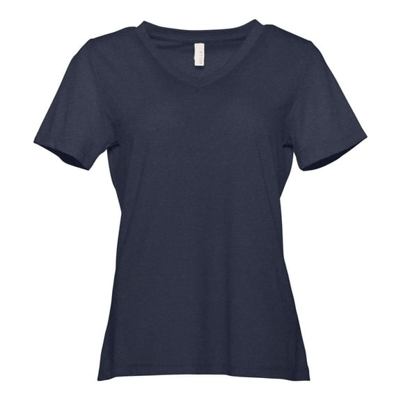 BELLA CANVAS Women's Relaxed V-Neck Heather T-Shirt, 6 Pack
