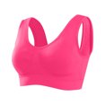 thumbnail image 3 of asdoklhq Bras for Women Womens Plus Size Clearance $5,Women Seamless Sports Bra Wirefree Yoga Bra with Removable Pads, 3 of 3