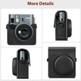 thumbnail image 5 of Fintie Protective Case for Fujifilm Instax Mini 41 Instant Camera - Premium Vegan Leather Bag Cover with Removable Adjustable Strap, Black, 5 of 8
