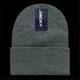 thumbnail image 2 of Decky KC Cuff Beanies, Heather Charcoal, 2 of 2