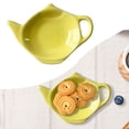 thumbnail image 1 of Teapot Shaped Tea Bag Holder Creative Ceramic Teabag Caddy Dish for Tea Time Organization Countertop Table Use Elegant Kitchen Tea Accessory,tea accessories,Yellow,1PC, 1 of 10