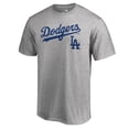 thumbnail image 2 of Men's Heathered Gray Los Angeles Dodgers Team Lockup T-Shirt, 2 of 3
