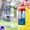 thumbnail image 5 of Kids Water Bottle with Straw - Luca Stainless Steel Travel Cup Vacuum Insulated Water Bottles for Boys Girls, 5 of 7