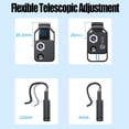 thumbnail image 3 of Qinux Zoomzip - 2025 New Zoomzip Smartphone Microscope - 200x Magnification Lens with CPL Lens/LED Light - Portable Pocket Digital Microscope Camera Attachments for Phone (Black), 3 of 8