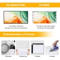 thumbnail image 2 of 120 Inch Outdoor Projector Screen with Stand, Portable Front Rear Projection Screen for Camping and Movie Night, 2 of 6