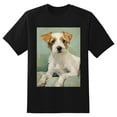 thumbnail image 2 of Plus Size Shirt for Women Oversized Black Tops for Women Short Sleeves Shirt for Women Dog T Shirt Crewneck Shirt for Women M, 2 of 5