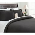 thumbnail image 2 of Chanasya Duvet Cover King Set Ultra Soft Solid 3-Piece Bedding - Luxurious Silky Soft Brushed Microfiber Comforter Cover Combo- Zipper Closure (1 Duvet Cover & 2 Pillow Sham) Black - King, 2 of 3