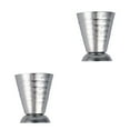 thumbnail image 1 of Naiovety Stainless Steel Accurate Measuring Jigger Wine Fast Stoup Surface Leakproof Tumblerful Drink Pub Cups Bar Smooth Shakers 1 pièce 2Conjunto, 1 of 1