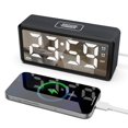 thumbnail image 2 of Sleek Digital Alarm Clock With Adjustable Brightness Dual Alarms For Bedrooms, 2 of 9