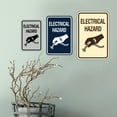 thumbnail image 2 of Portrait Round Electrical Hazard Sign (Red) - Large, 2 of 5