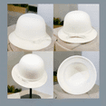 thumbnail image 7 of Pink Women's Bucket Hats, Womens 1920S Bucket Cloche Hat Winter Faux Wool Crushable Bowler Hat Vintage Cloche Round Hat,Women's Accessories Bucket Hats, 7 of 7